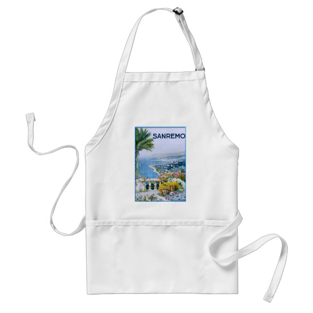 Sanremo, Italy Apron (Front)