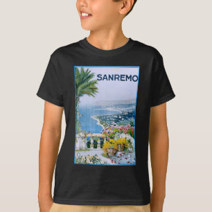 Sanremo, Italy Kids Dark T-Shirt