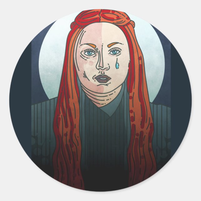 Sansa Stark Game of Thrones Classic Round Sticker (Front)