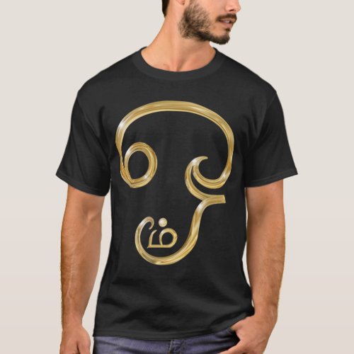 Sanskrit OM Symbol In Tamil Script    T_Shirt