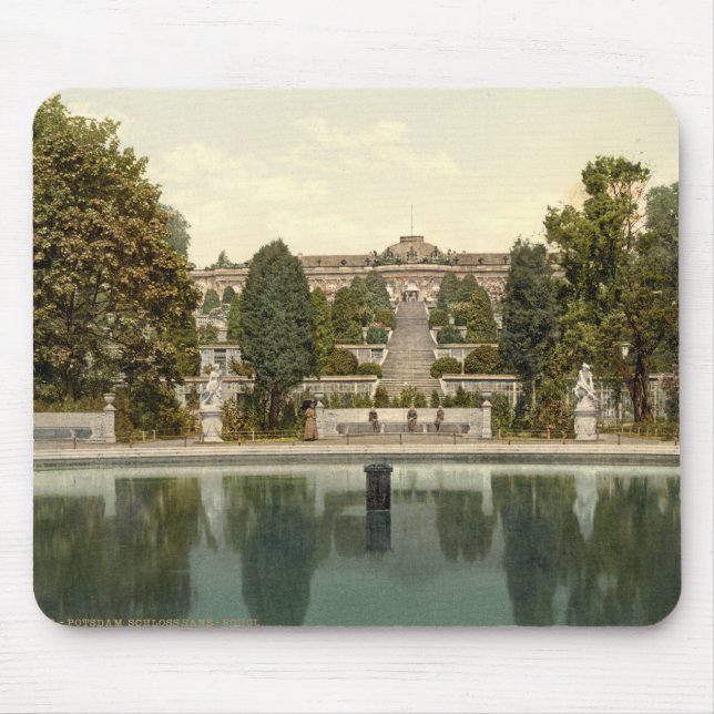 Sanssouci Palace, Potsdam, Berlin, Germany Mouse Pad (Front)