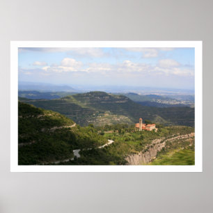 Sant Benet de Montserrat Poster