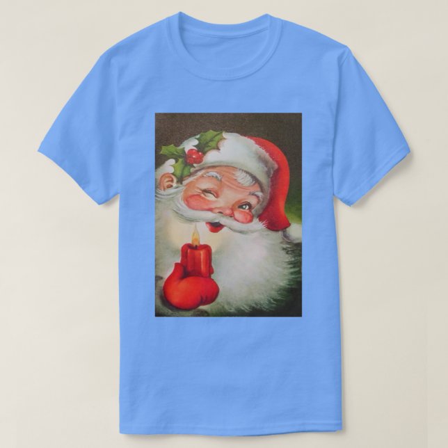 Sant Claus Winking T-Shirt (Design Front)