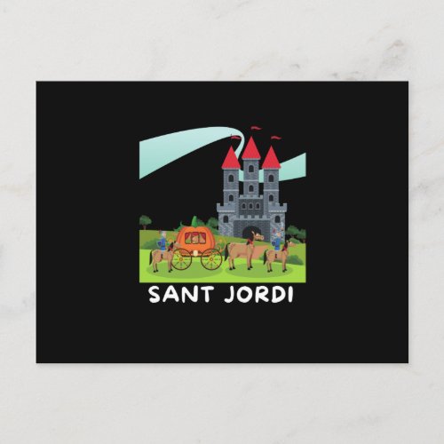 sant jordi postcard