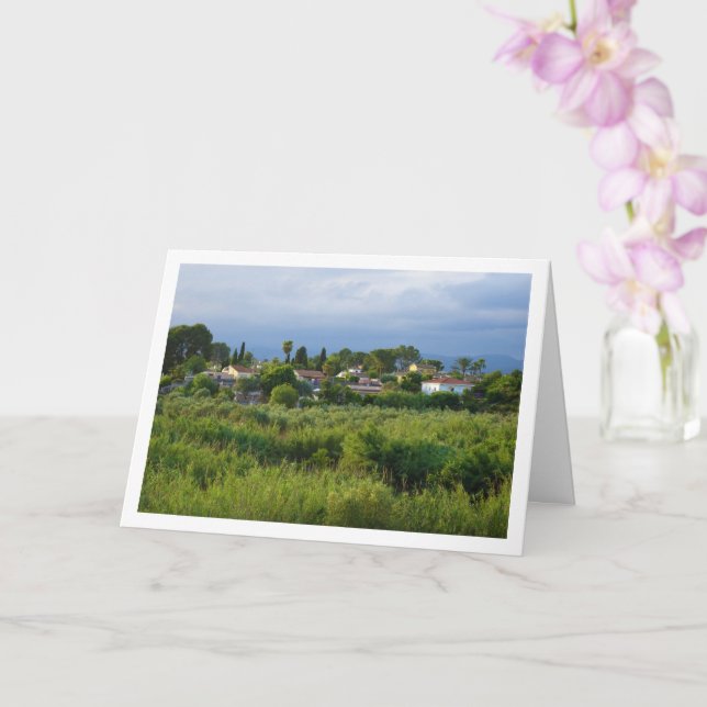 Sant Miquel Urbanization, Valencia, Spain Card (Orchid)