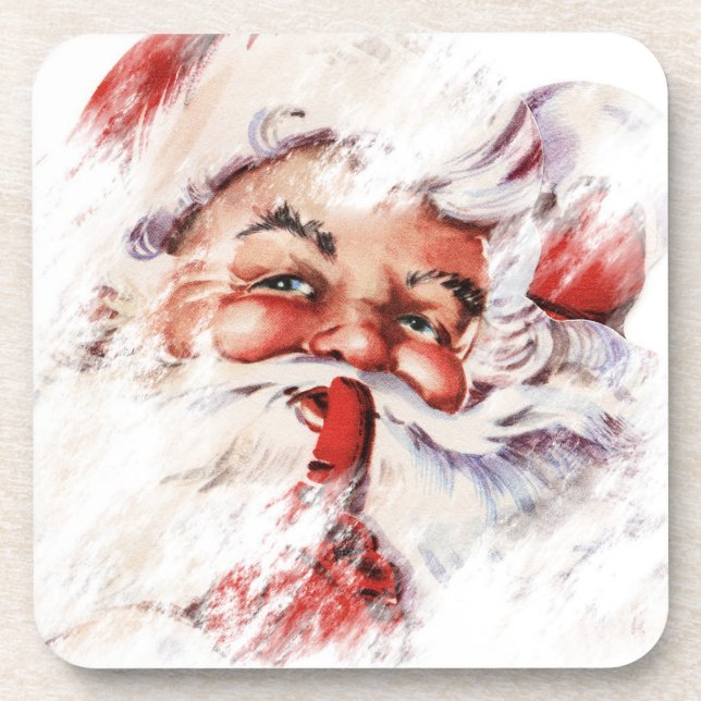 Santa 023 beverage coaster (Front)