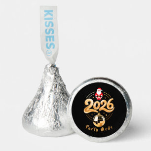 Santa 2026 Party Mode Gold Disco Christmas Hershey®'s Kisses®