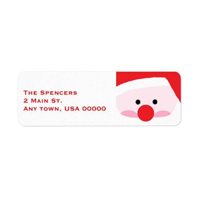 "Santa" Address Labels (Front)