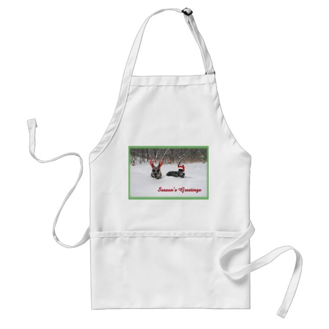Santa? Adult Apron (Front)