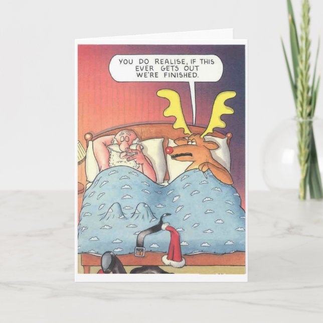 Santa Affair Holiday Card (Front)