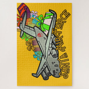 Santa, Air Force, Army Jigsaw Puzzle