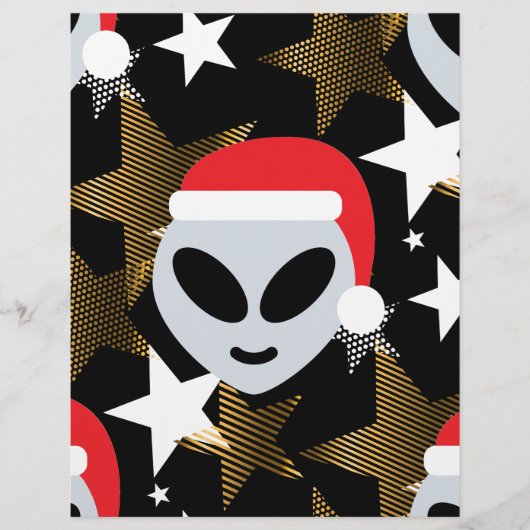 santa alien emoji (Front)