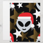 santa alien emoji (Front/Back)