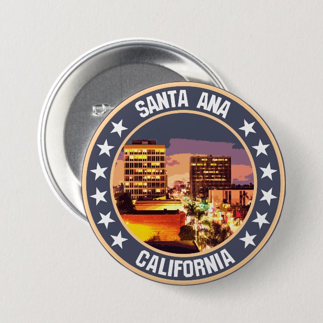 Santa Ana                                          Button (Front & Back)