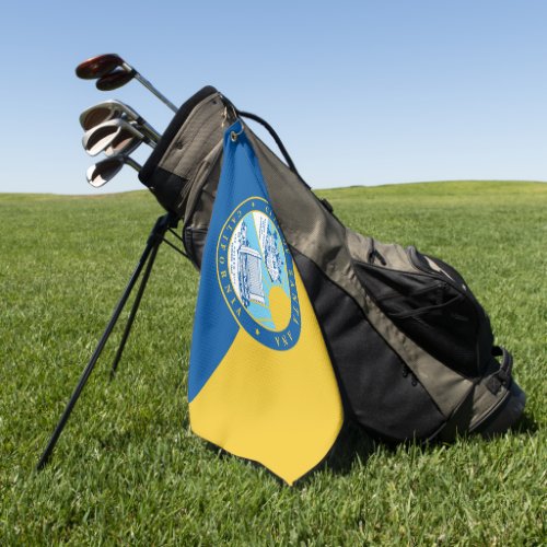 Santa Ana California city flag  Golf Towel