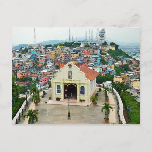 Santa Ana Chapel Guayaquil Ecuador Postcard