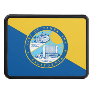 Santa Ana city flag Hitch Cover