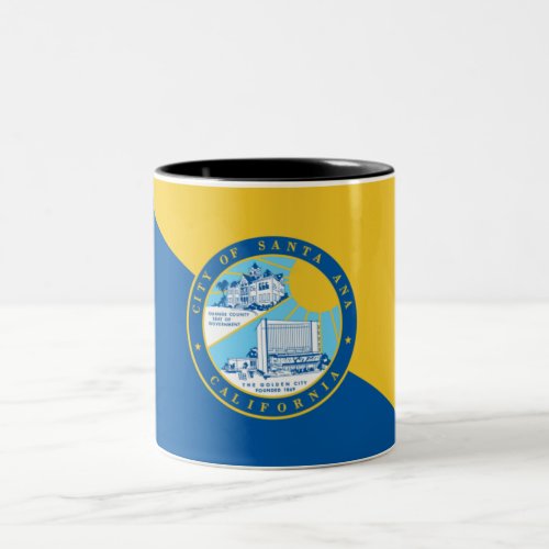 Santa Ana city flag Two_Tone Coffee Mug