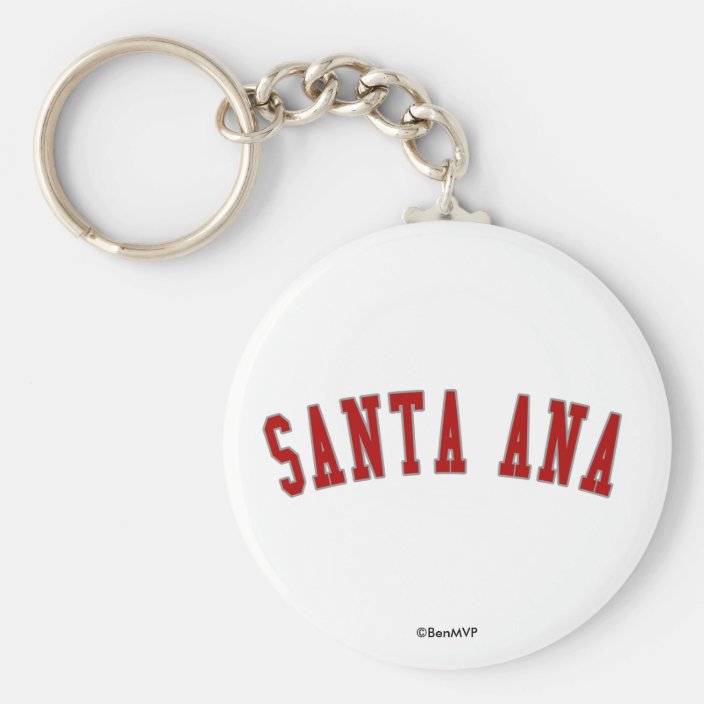 Santa Ana Key Chain