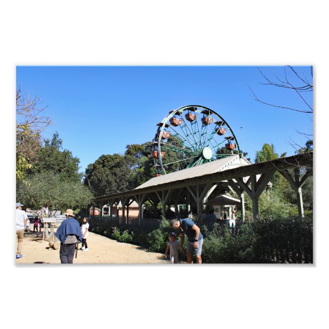 Santa Ana Zoo Photo Print (Front)
