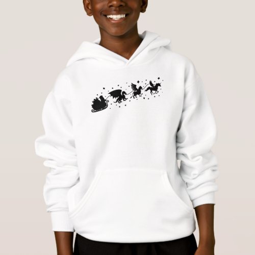 Santa and Animals Hoodie