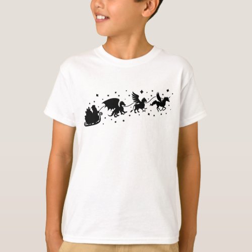 Santa and Animals T_Shirt