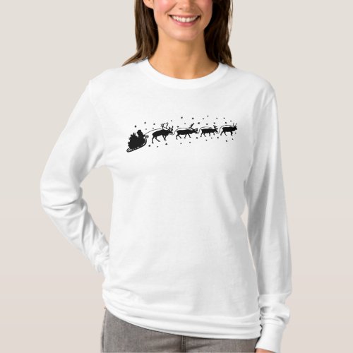 Santa and Animals T_Shirt