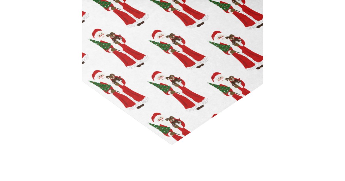 Santa and Friend Tissue Paper | Zazzle