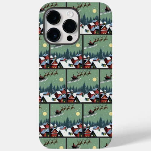 Santa and His Sleigh Case_Mate iPhone 14 Pro Max Case