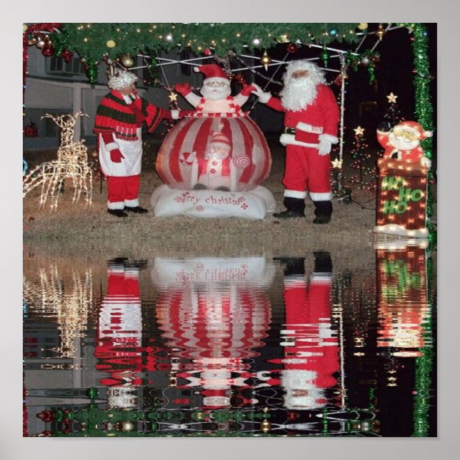 Santa and Mrs Claus Poster (Front)