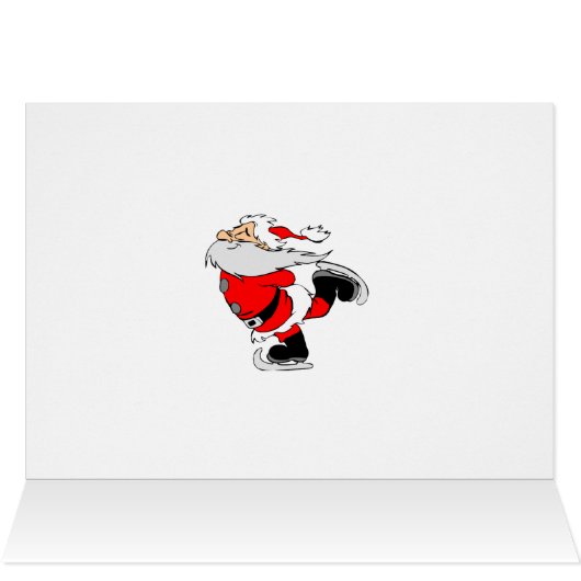 Santa And Reindeer (Inside Horizontal (Top))