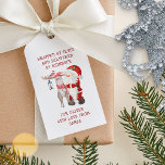 Santa and Reindeer Kids Personalized Christmas Gift Tags<br><div class="desc">Personalized kids christmas gift tags with Santa and his helpers. The wording is fully editable and is lettered in whimsical typography. It currently reads "wrapped by elves and delivered by reindeer .. for [kids name] with love from Santa" and you can keep or edit this as you wish. A cute...</div>