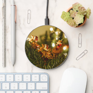 Santa and Reindeer Wireless Charger