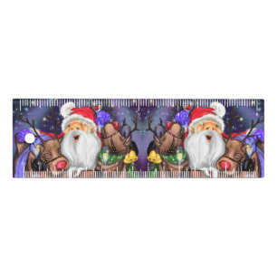Santa and Reindeers Funny Christmas Ruler