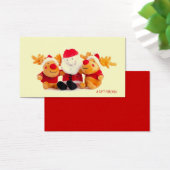 Santa And Reindeers Gift cards (Desk)