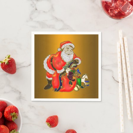 Santa and Sack Full of Toys Christmas