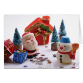 Santa And Snowman (Front Horizontal)