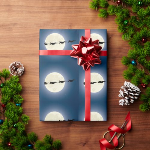 Santa and Super Hornets FA_18 Jets Christmas Wrapping Paper