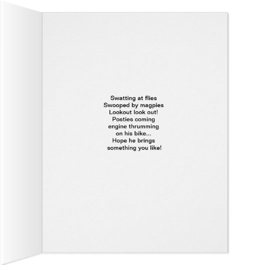 Santa and the magpies (Inside (Right))