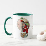 Santa and the Narrow Chimney Mug