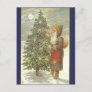 Santa and TreeMan Holiday Postcard