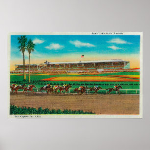 Santa Anita Park Horse RacesArcadia, CA Poster