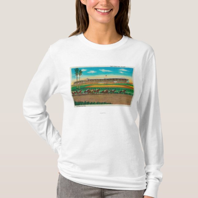 Santa Anita Park Horse RacesArcadia, CA T-Shirt (Front)