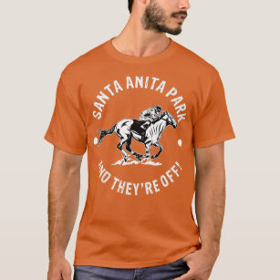 Santa Anita Park Racetrack Horse Racing Equestrian T-Shirt