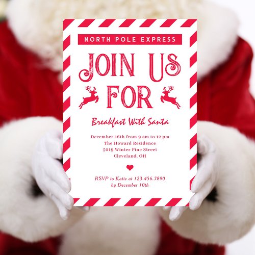 Santa Approved Family Christmas Party Invitation