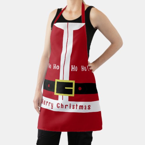 Santa Apron Funny Christmas Gift