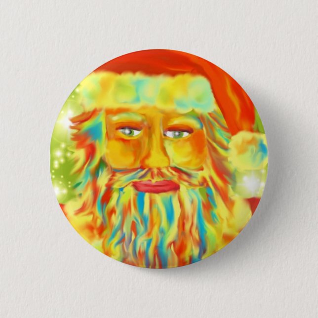 Santa Art Pin (Front)