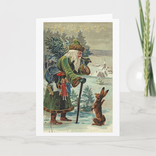 Santa Asks the Way Card (Front)