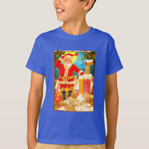 Santa at a chimney T-Shirt