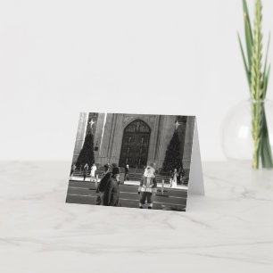 Santa at St. Patrick's Cathedral Card